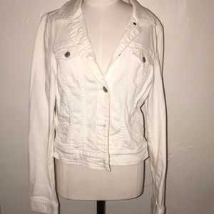 White denim jacket